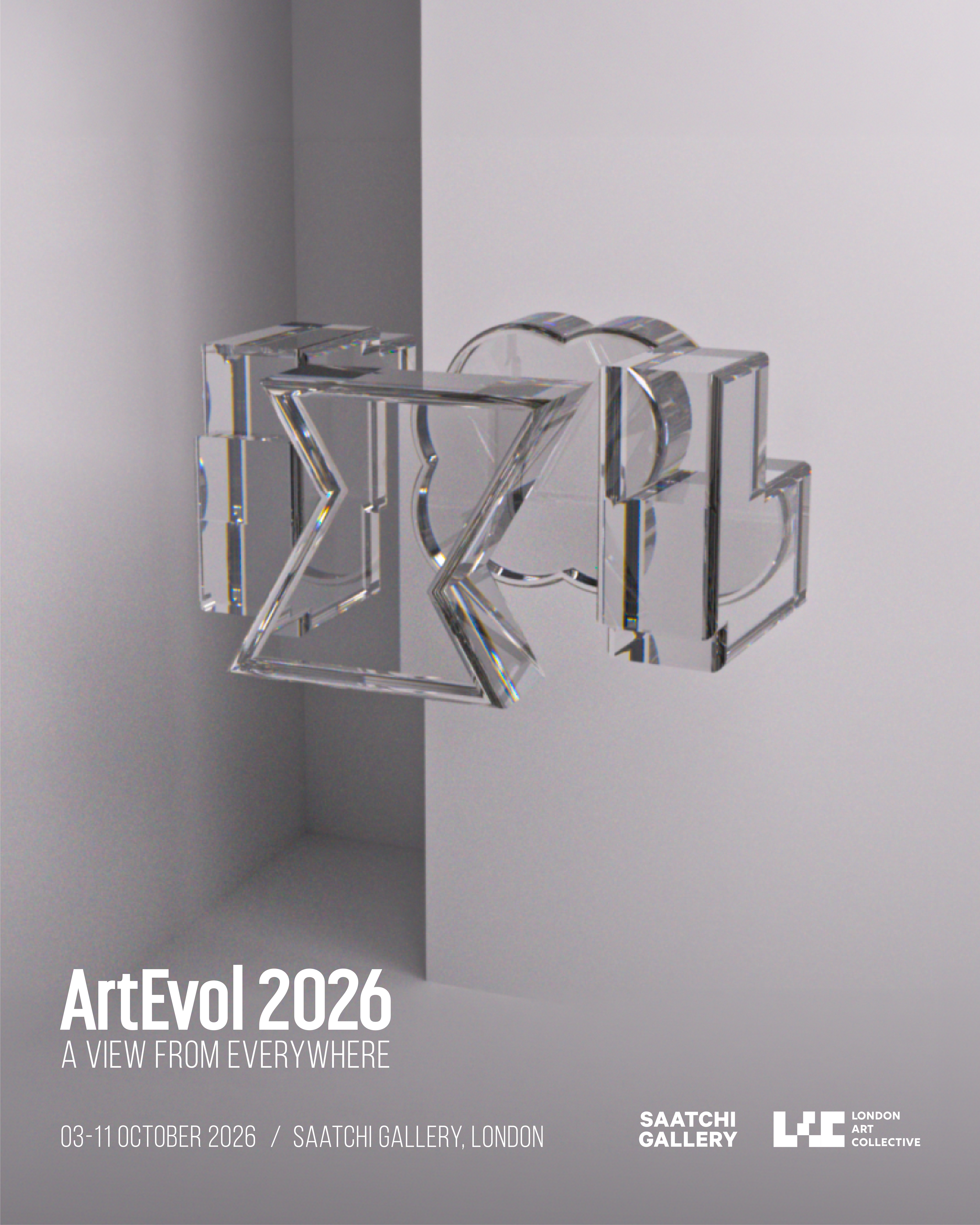 ArtEvol 2026: A View from Everywhere exhibition poster